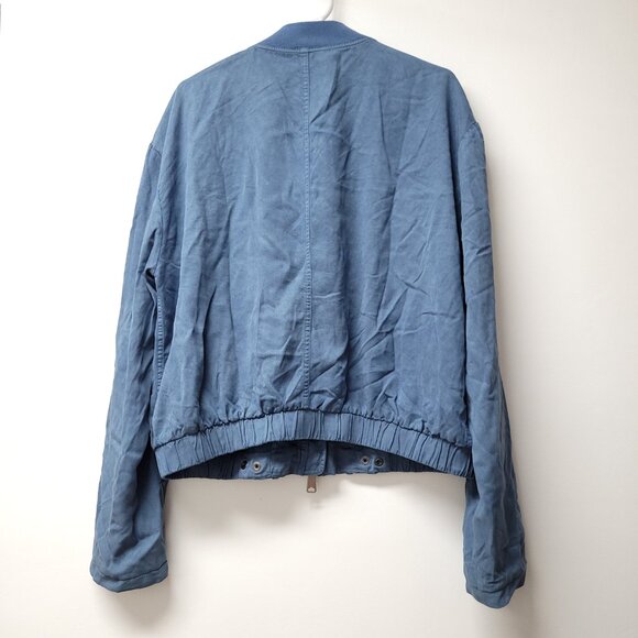 Free People WeThe Free Knock Out Siren Bomber Jacket Size XL - Picture 2 of 12